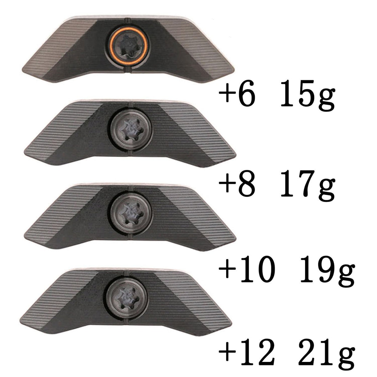 Generic golf weights 19g kit for TSR2/TSR4/TSR1, customizable launch