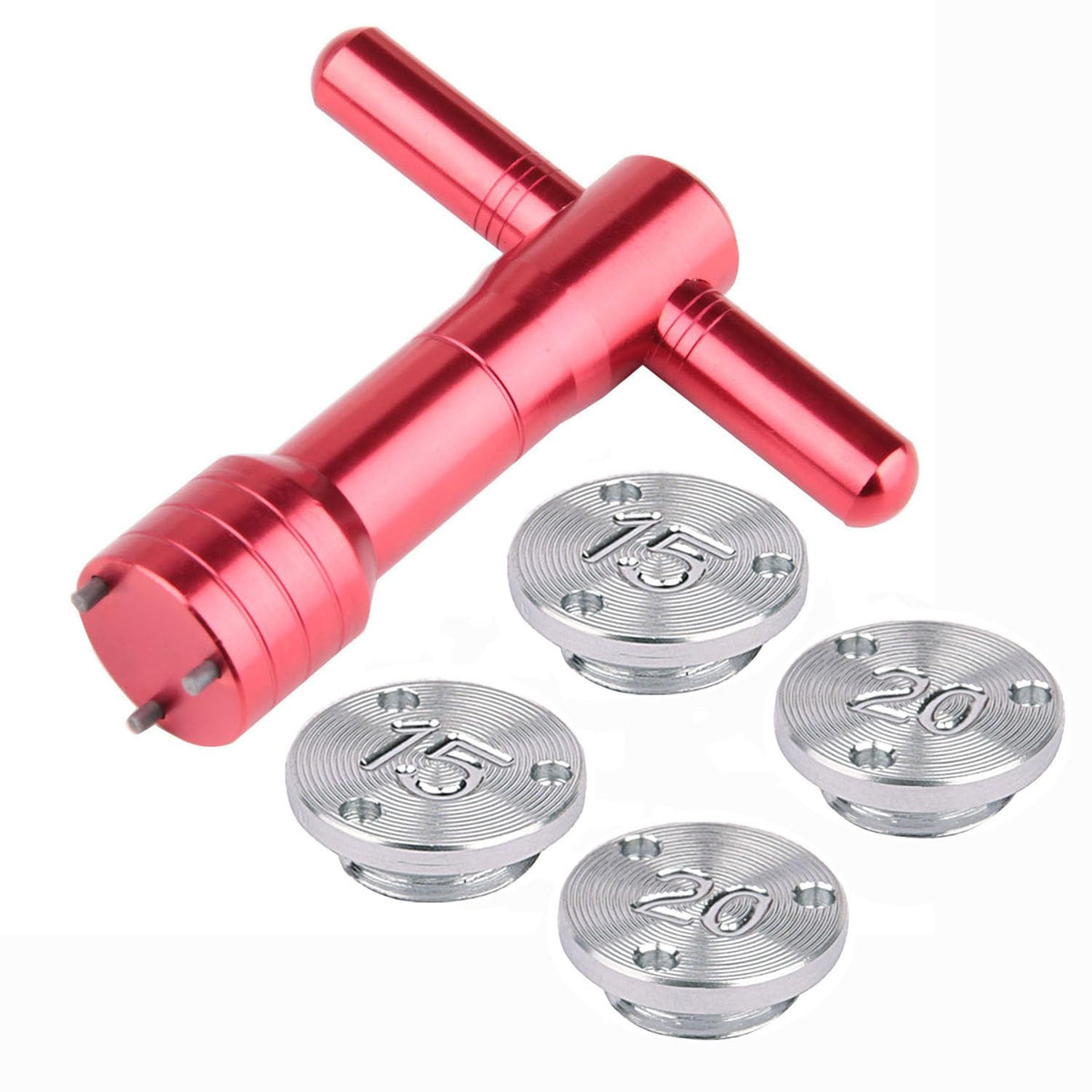 Generic golf weights 2x20g for adjustable weight tuning on Spider and Truss putters