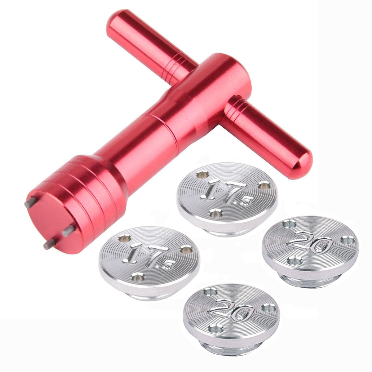 Generic golf weights with 2x20g provide a stable, customizable balance option.