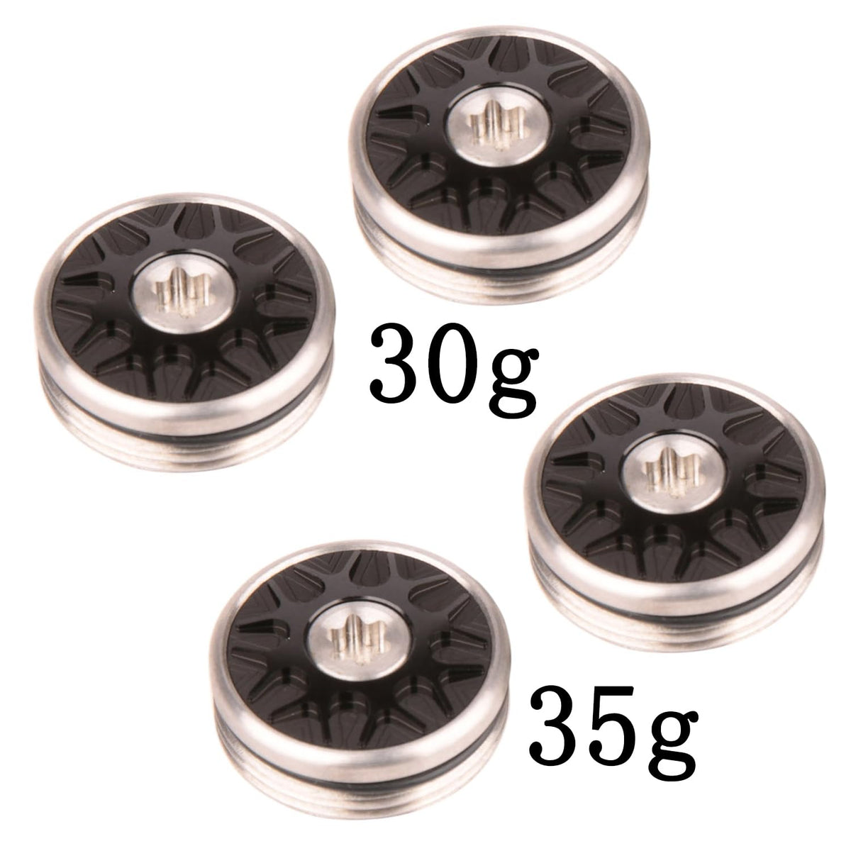 Generic 35g weights designed for precise tuning with compatible putters.