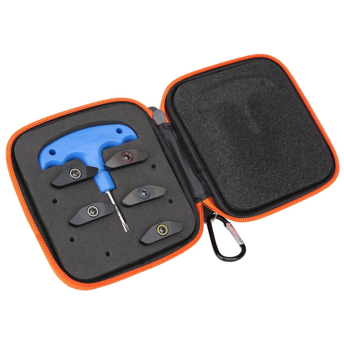 Generic Golf Weights Kit in case for easy on-course customization.