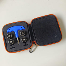 Generic four-piece weight kit with wrench and case for quick on-course adjustments.