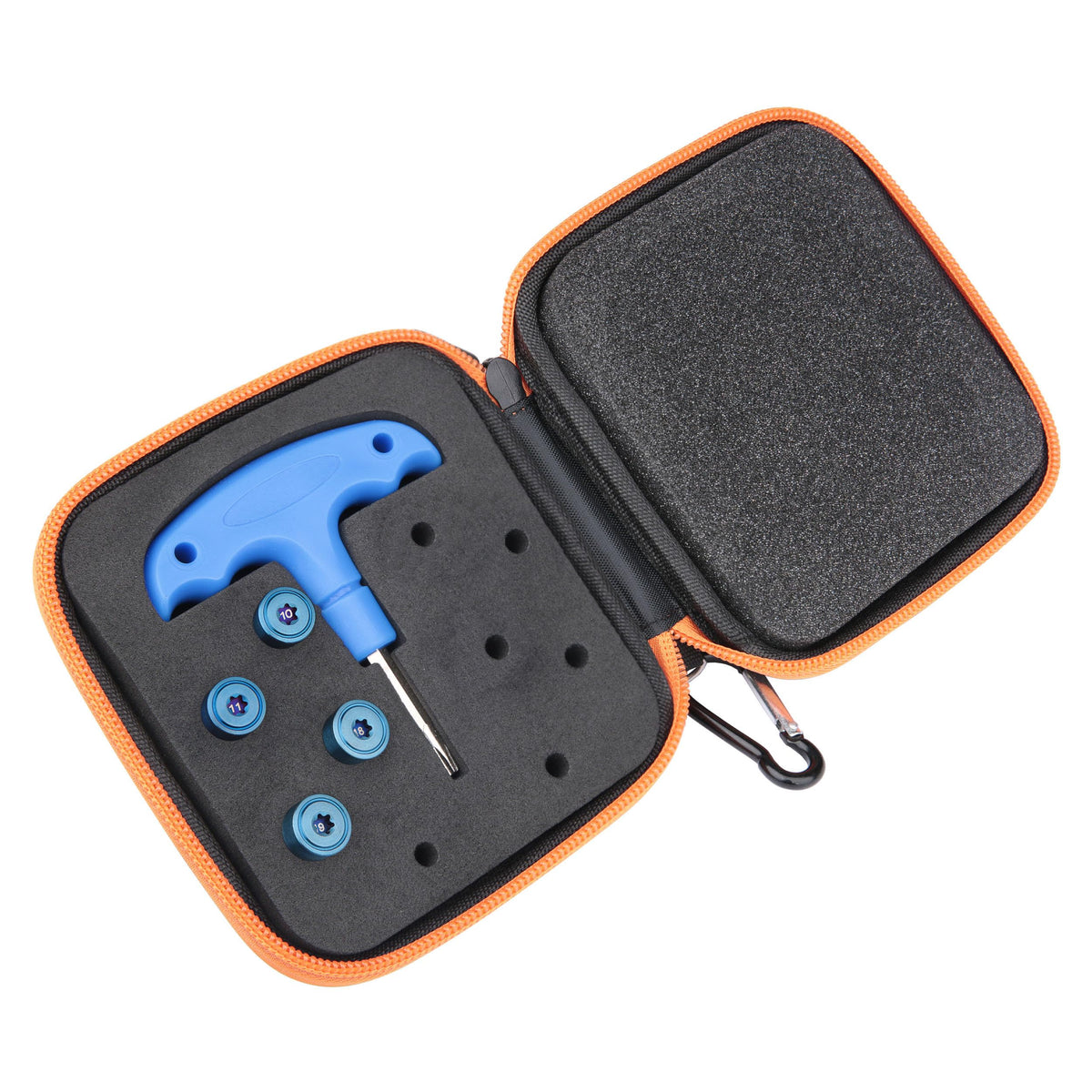Generic golf weights kit wrench and case for easy on driver adjustments with Paradym Ai Smoke.