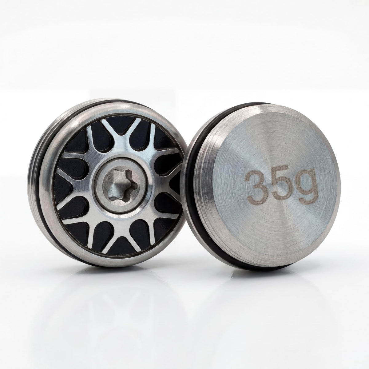 Generic 2x35g golf weights for Odyssey putters improve balance and feel.