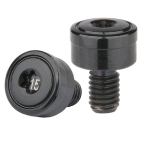 Generic golf weights padded storage case protects weights during travel.