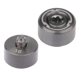 Generic case stores four weights securely for easy transport and adjustments.
