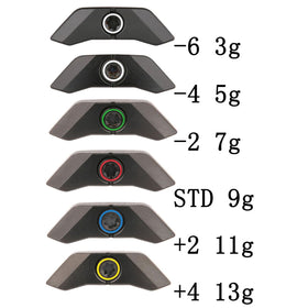 Generic 9g standard weight for launch and feel adjustments.