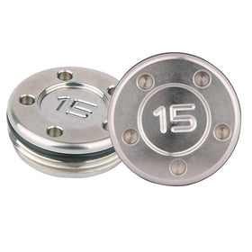 Includes wrench and case for quick on-course weight changes