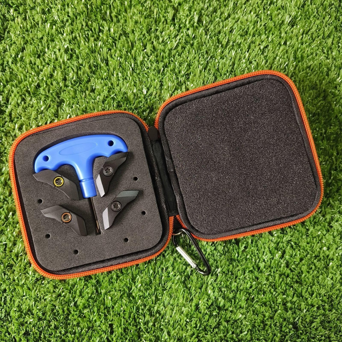 Generic wrench included for easy installation of weights