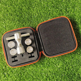 Generic golf weights wrench kit with protective case for Titleist Scotty Cameron putters, keeps weights organized.