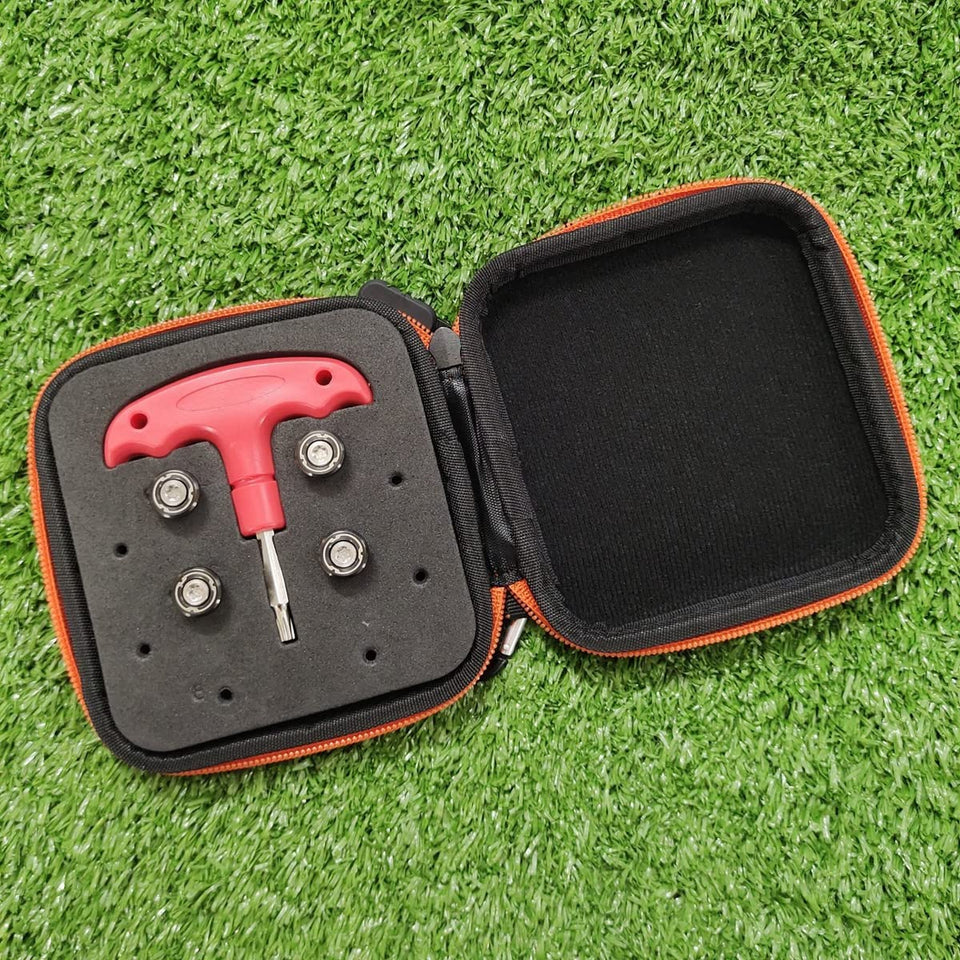 Generic golf weights wrench kit for TaylorMade Stealth Driver – includes 7g to 10g weights with case.