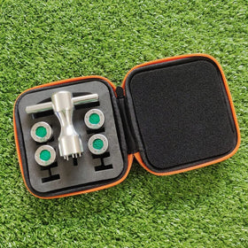 Generic green clover golf weights kit with wrench and case for Newport putters.