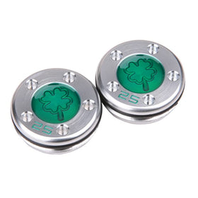 O-rings seal the weight cavity to reduce moisture entry during play.