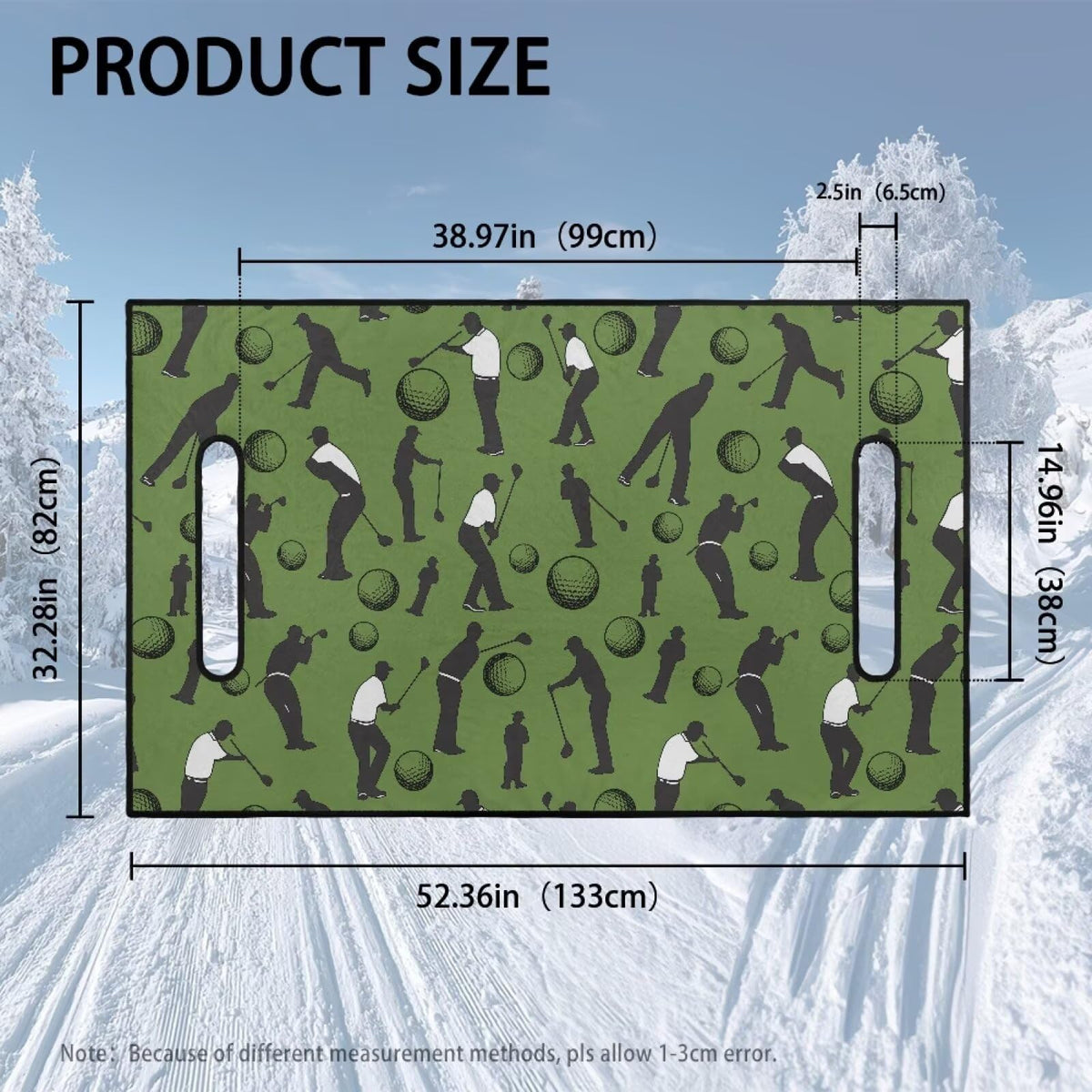 Generic Green Golfer all-season accessory adds warmth and practicality on outdoor drives