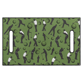 Generic Green Golfer waterproof golf cart seat cover protects upholstery from snow and spills