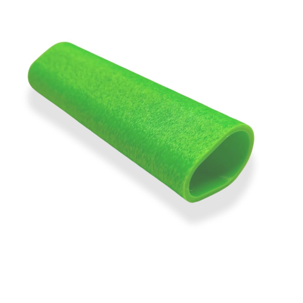 Generic handle grip for ZÜCA disc golf cart in neon green, improves control and comfort on rugged courses.