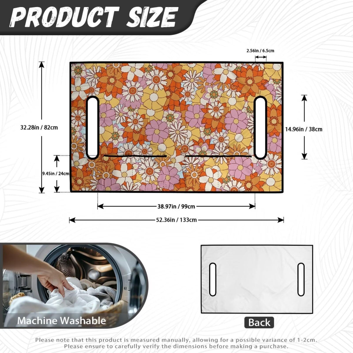 Generic Hippie Flowers decorative patterns offer cart personalization options.
