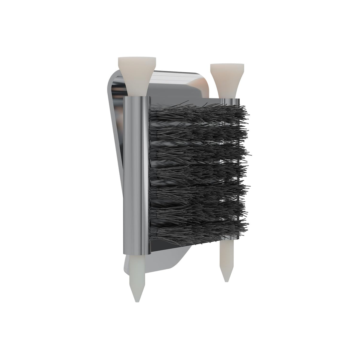 Generic Iron Scrub Pro golf cleaner brush helps keep grooves clean for better feel.