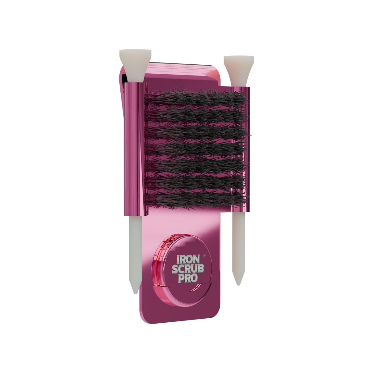 Generic Iron Scrub Pro golf club cleaner brush cleans grooves for better contact