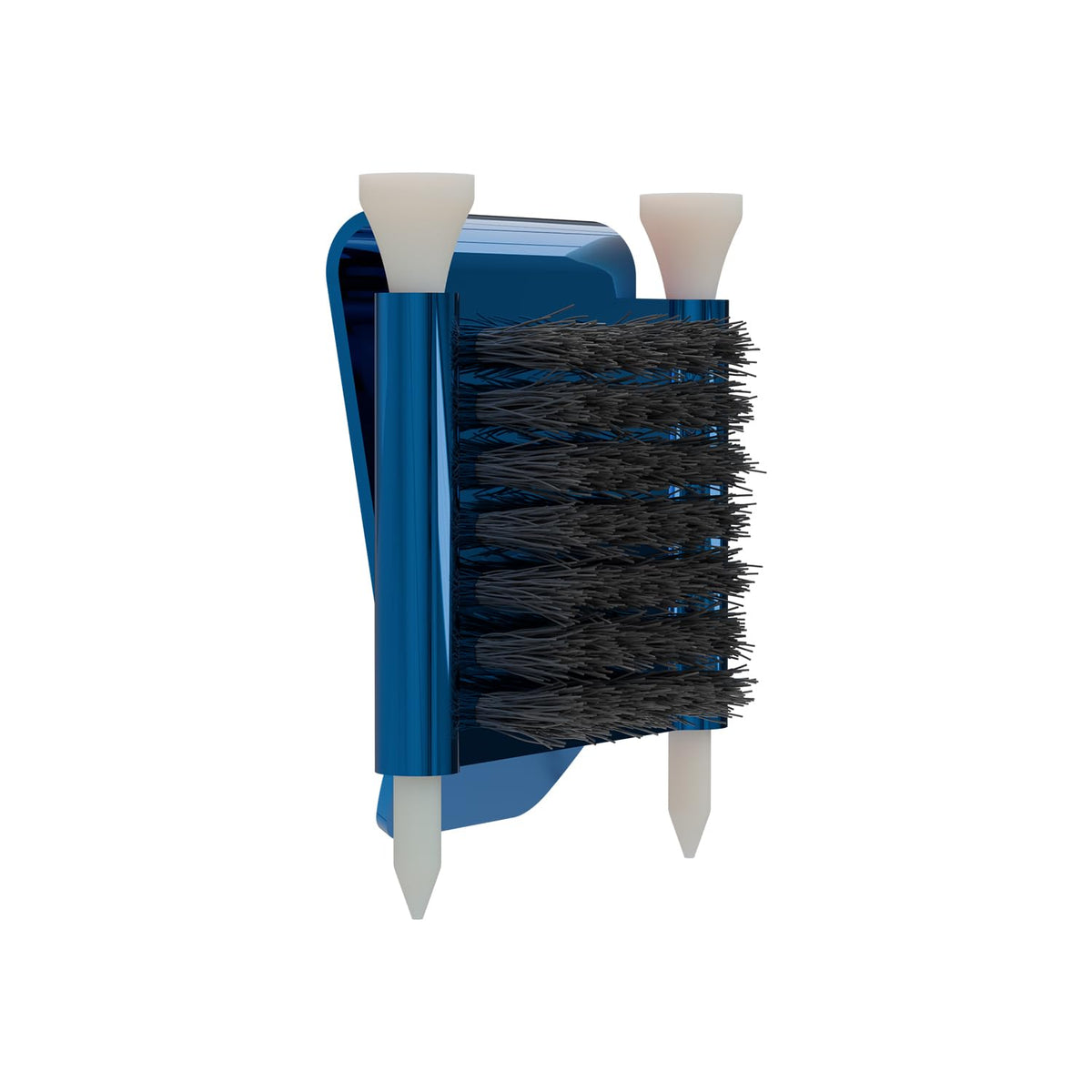 Generic Iron Scrub Pro golf club cleaner brush maintains grooves for improved performance on the course.