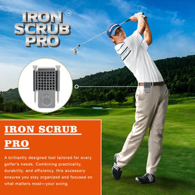 Generic Iron Scrub Pro on-bag attachment keeps tools handy.