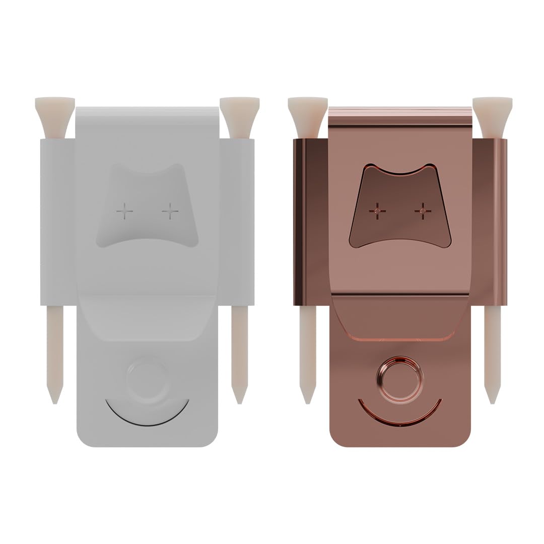 Generic Iron Scrub Pro tee holder keeps tees within reach during rounds.