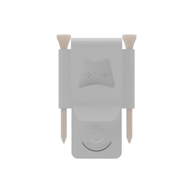 Iron Scrub Pro tee holder keeps tees within quick reach.