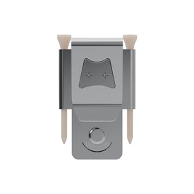 Generic Iron Scrub Pro tee holder keeps tees within easy reach.