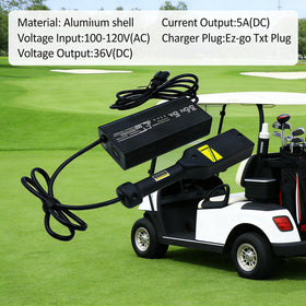 Generic charger with LED indicators displaying charging status.