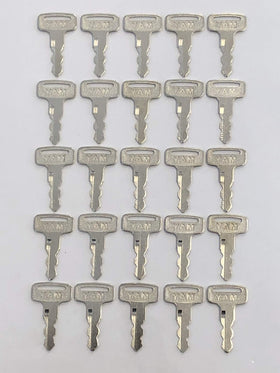 Generic Maverick Advantage Yamaha key set 25 front view for standard cart ignition.