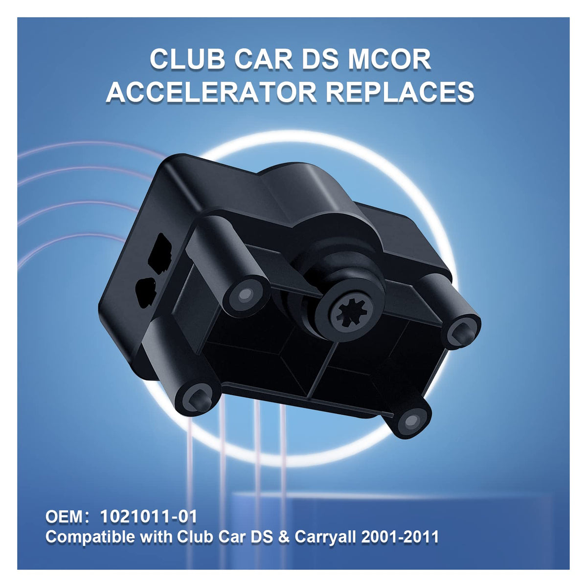 Generic MCOR throttle potentiometer waterproof shell close-up