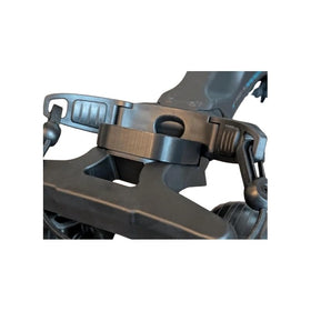 Generic MGI riser block provides a 1-inch lift for a secure bag fit in the cradle.