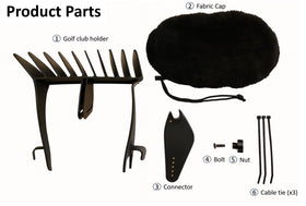 Generic No-Rattle Golf Club Organizer easy installation.