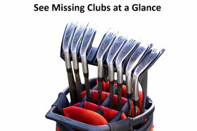 Generic No-Rattle Golf Club Organizer soft cover protects club heads.