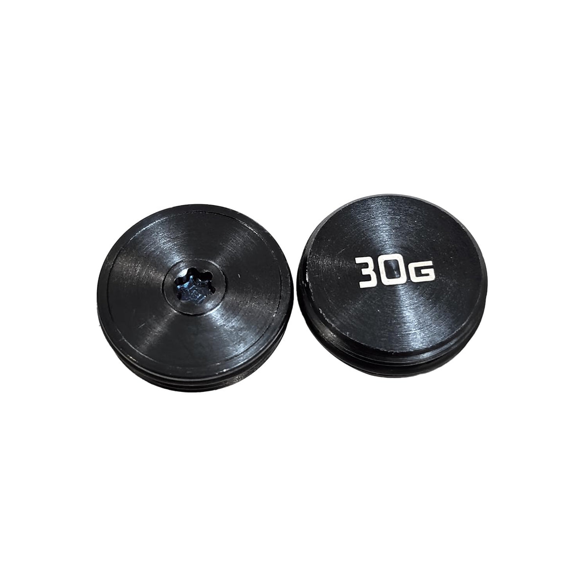 Generic Odyssey Ai-ONE 2x30g weights, front view for steadier putting stroke