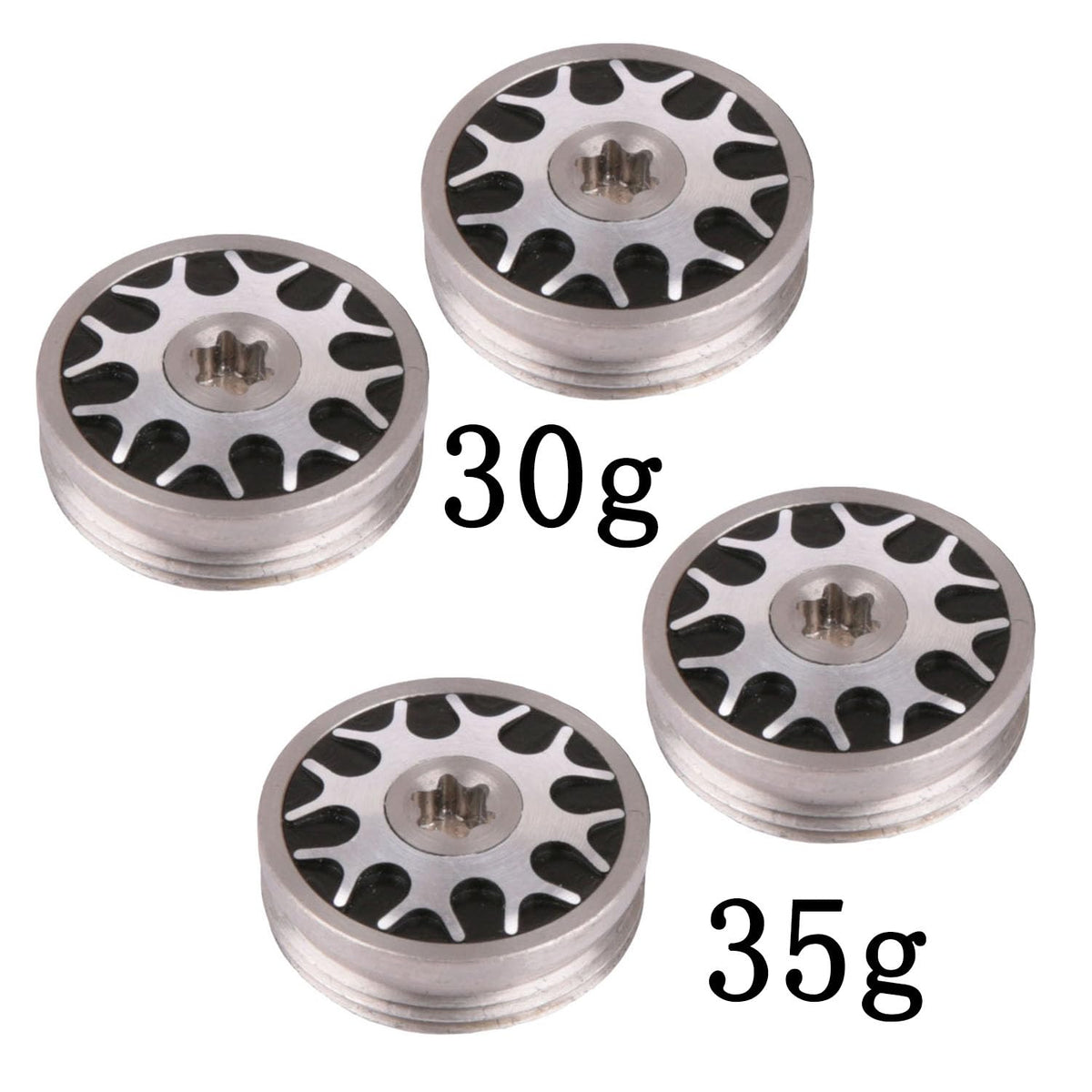 Generic Odyssey Stroke Lab 35g weights add weight bias for smoother tempo.