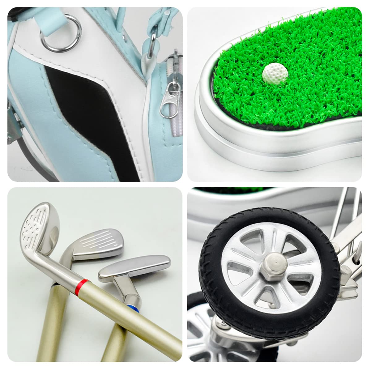 Generic golf-themed desk decor for fans and professionals.