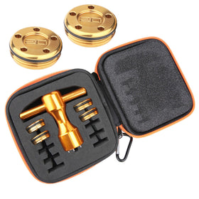 Generic OGECLF 4pcs gold golf weights for Scotty Cameron Newport putters for precise weight tuning.