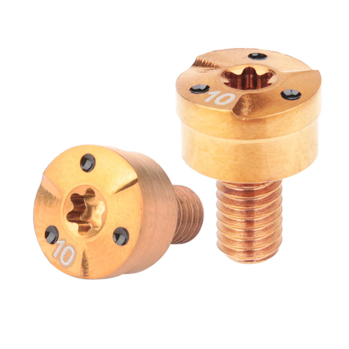 Generic Paradym Triple Diamond 10g brass weight closeup for precise tuning