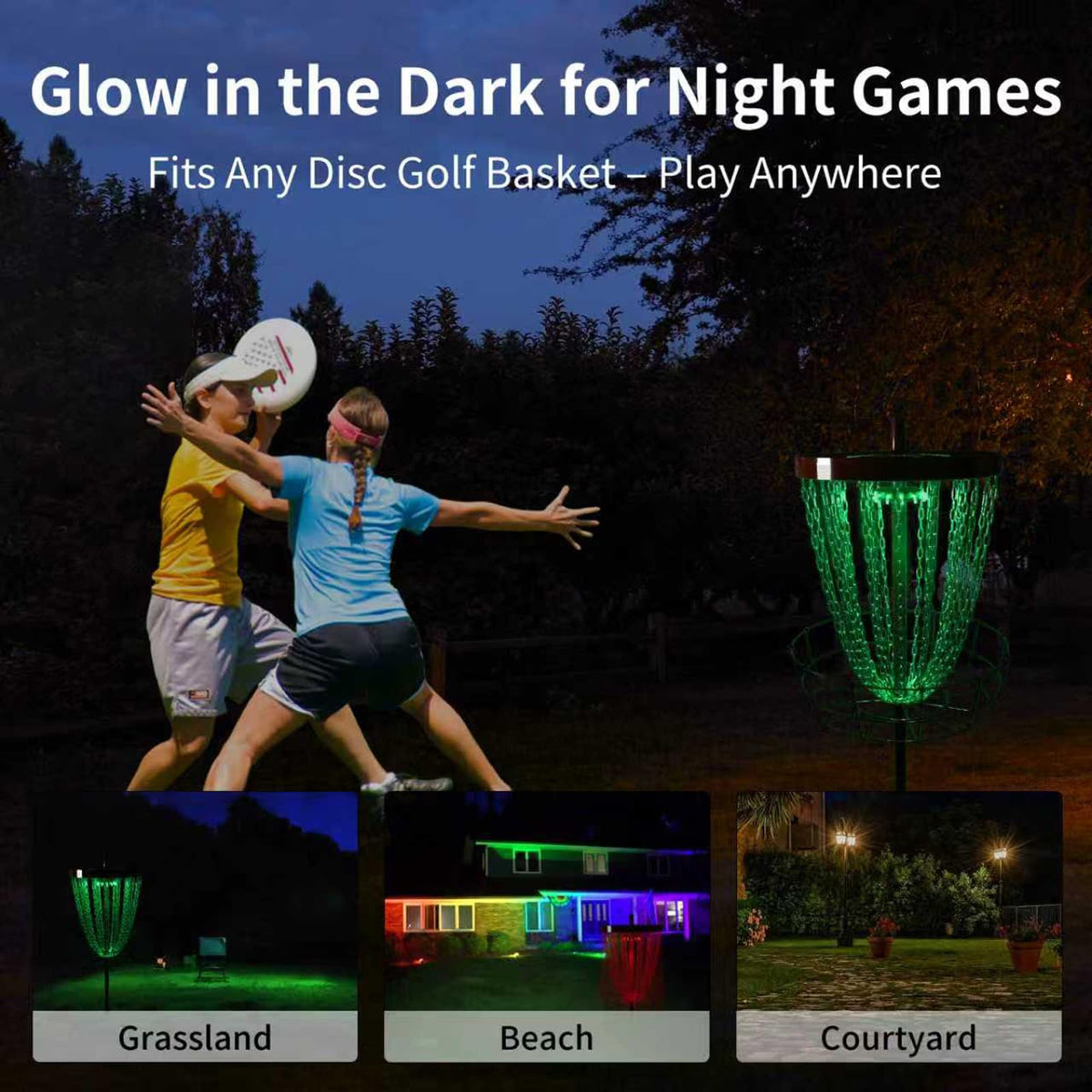 Generic durable outdoor lights suitable for night games and outdoor events