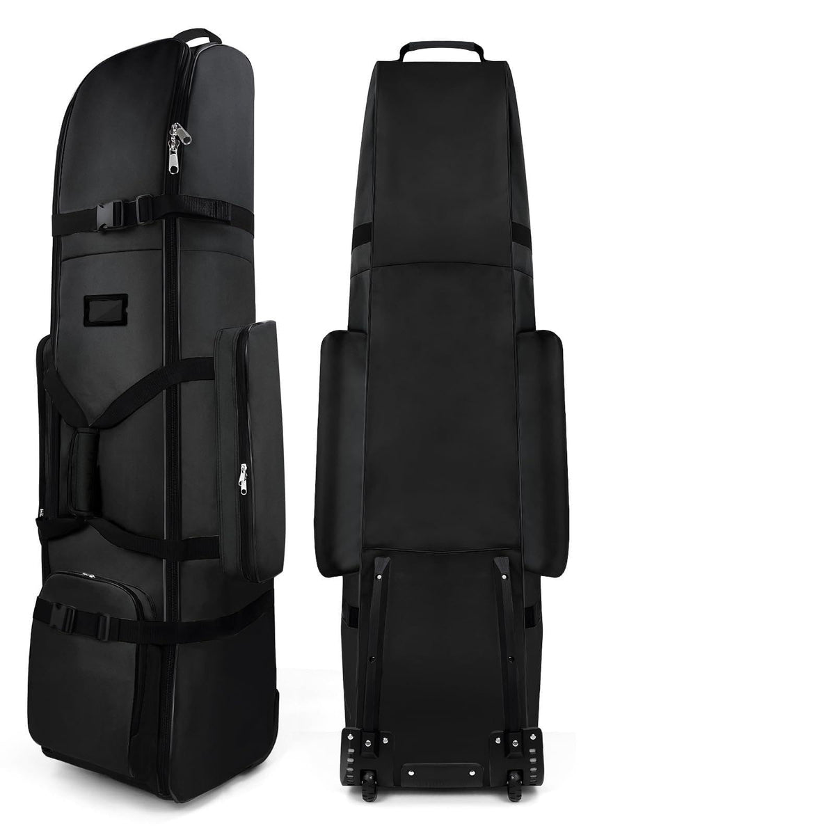 Generic Premium Golf Travel Bag with wheels for easy airport navigation.