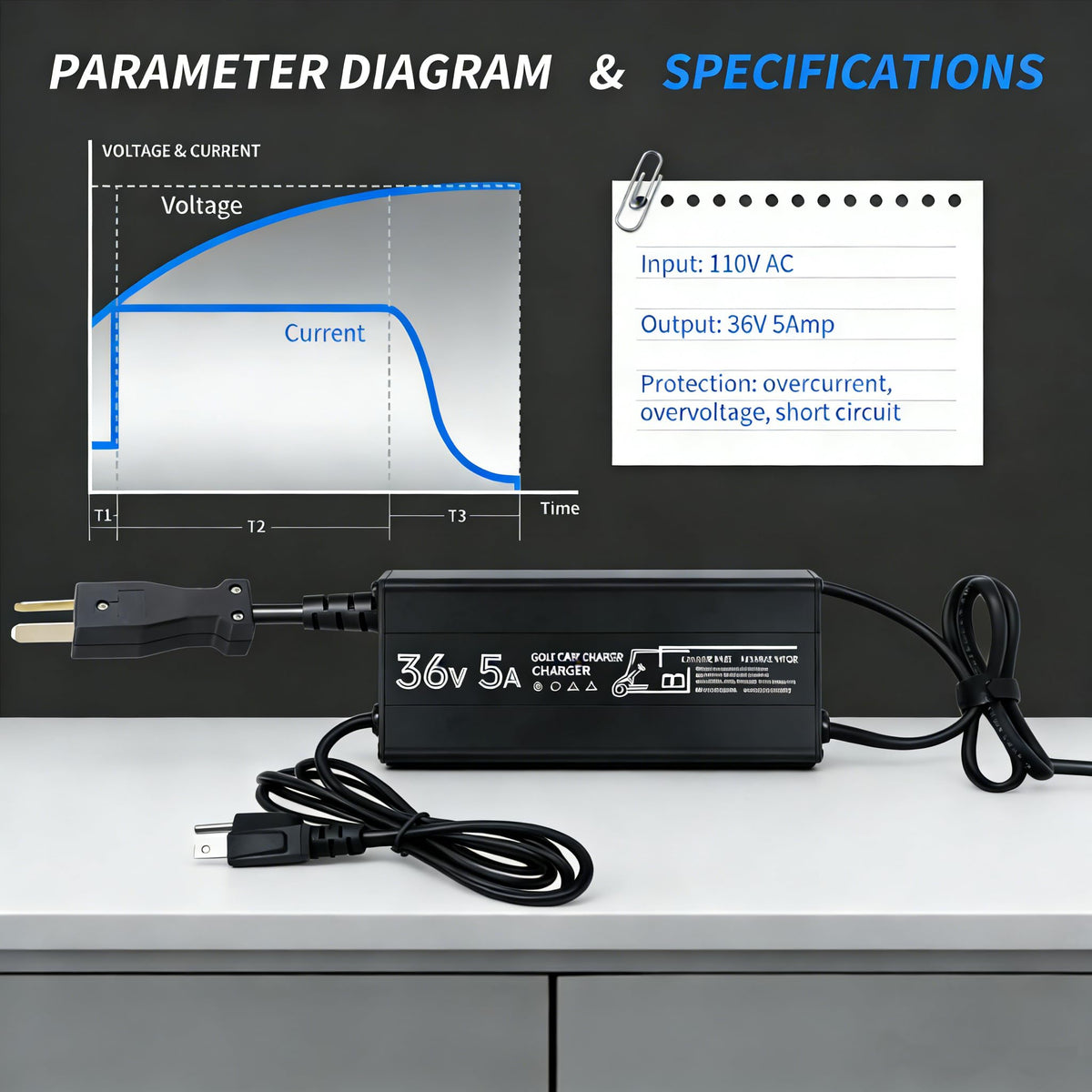 Overcurrent and overvoltage protection keeps charging safe and worry-free.