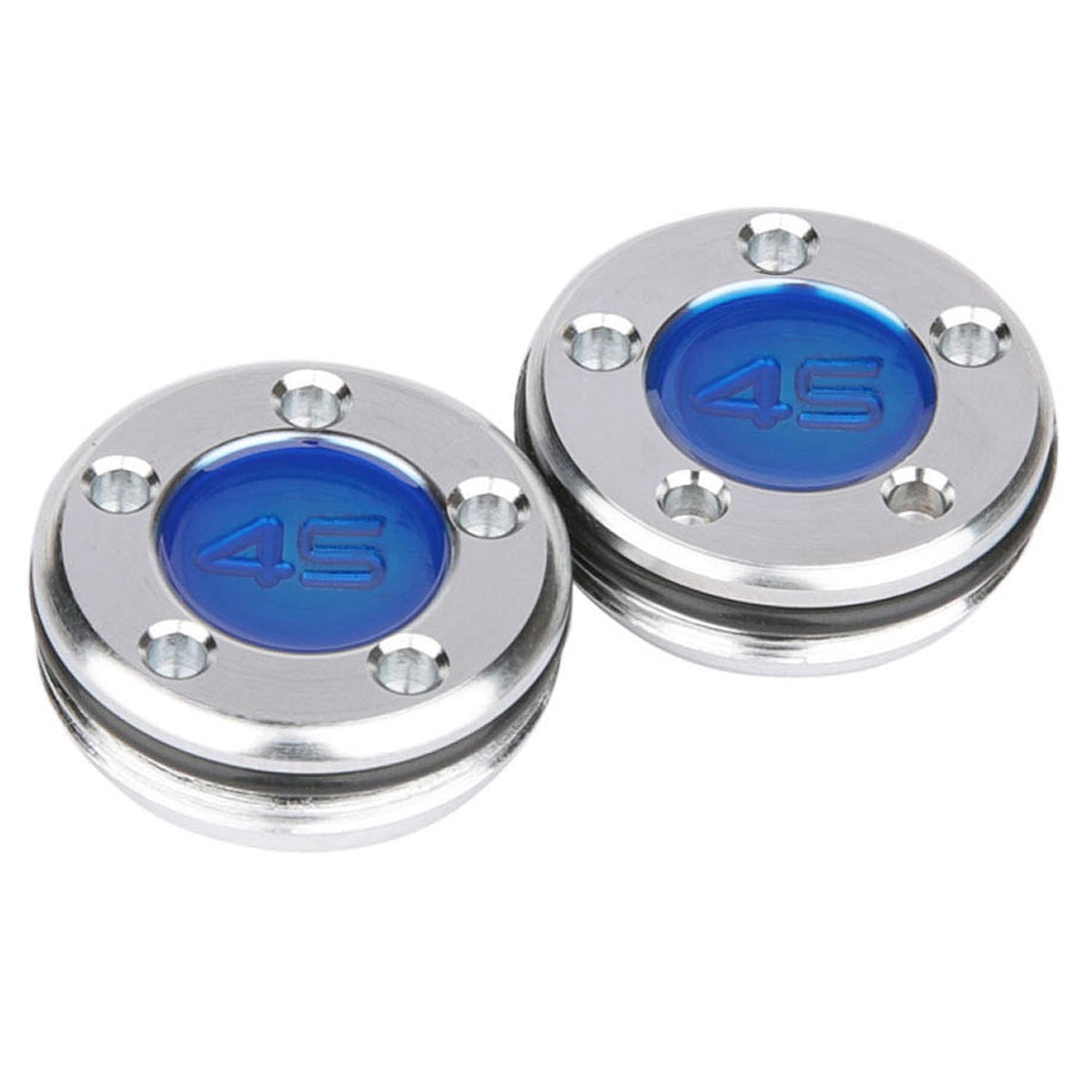 Putter weight kit in use during practice for balanced feel