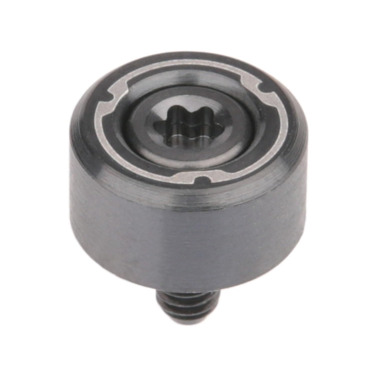 Generic Qi10 golf weight showing circle and screw for easy swing weight tuning.