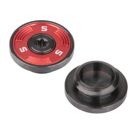 Generic red 2x5g golf weight for Taylormade compatibility improves feel.