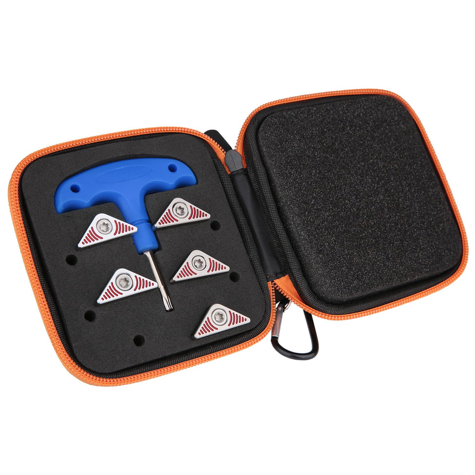 Generic red 4g golf weight for precise driver tuning and customization.
