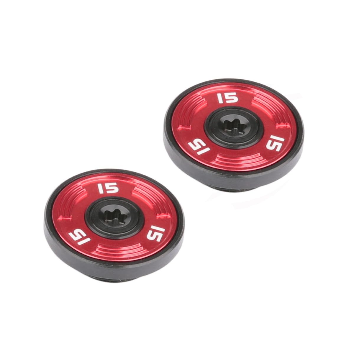 Generic red golf weights, 2x15g, for TP Reserve putters, customizable balance.