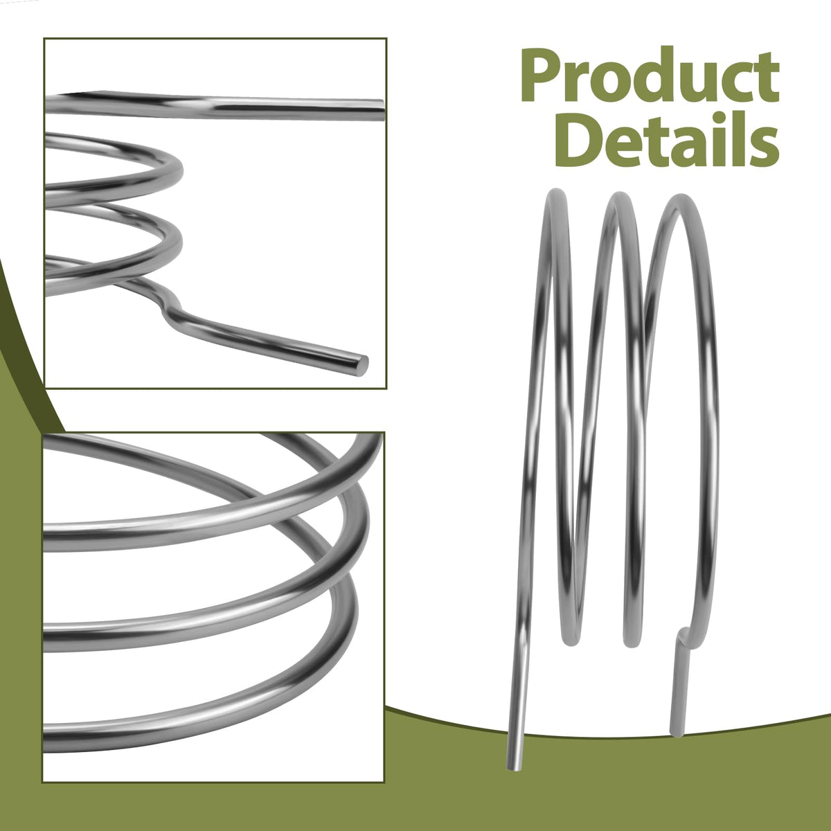 Generic resistor assembly with three turns enables simple tuning of performance.