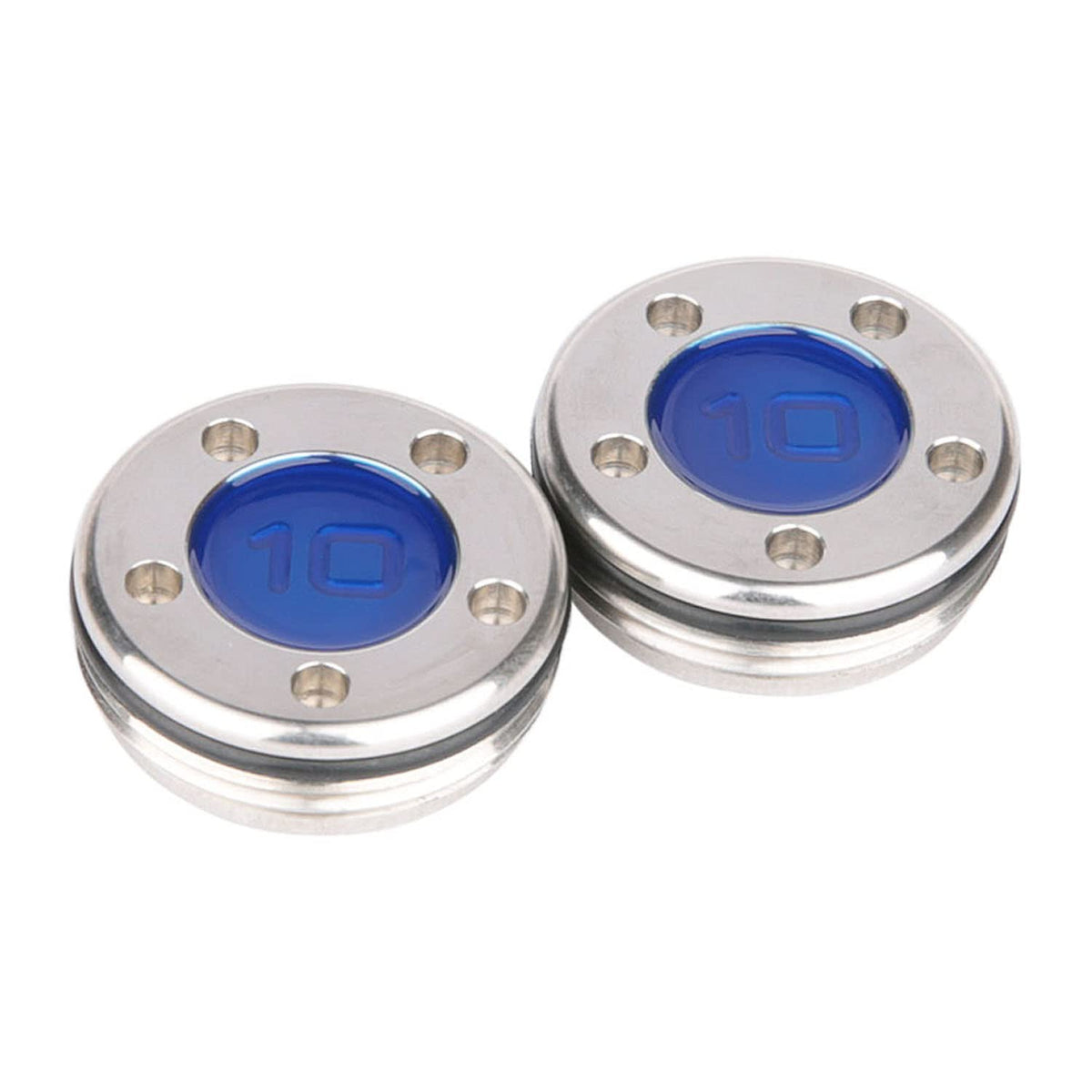 Generic rubber O-ring seal protects weight cavity during play.