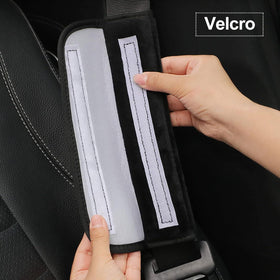 Generic safety lap belts kit with screws and gasket for quick mounting.